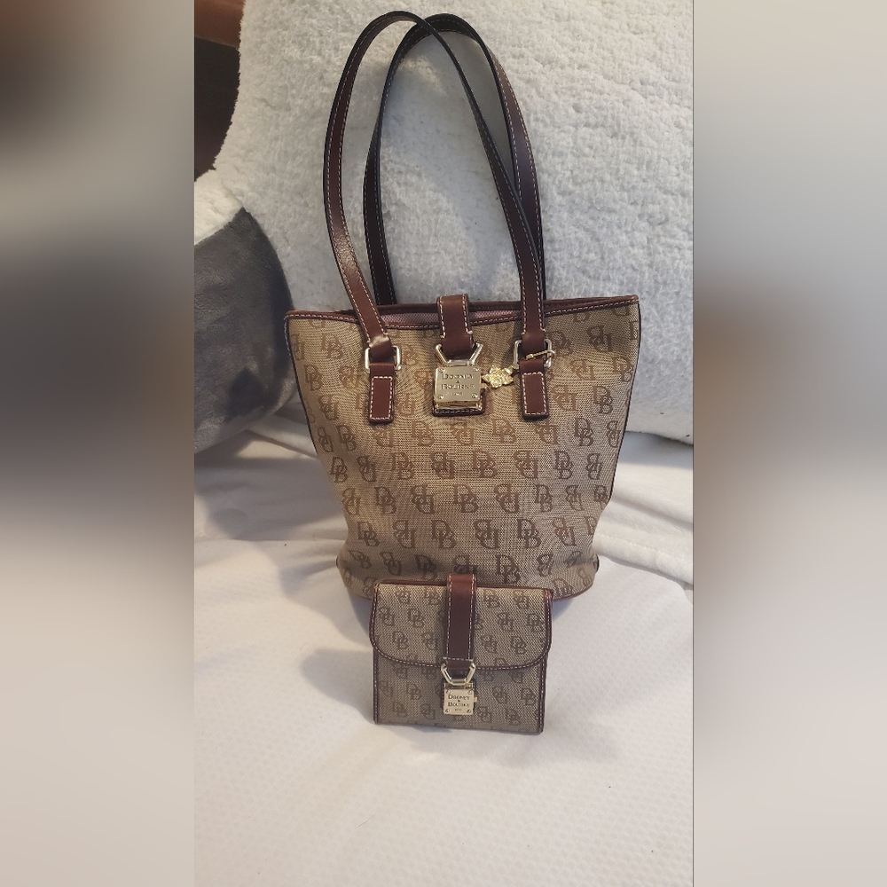 Dooney & Bourke Bucket Bag and Matching Wallet